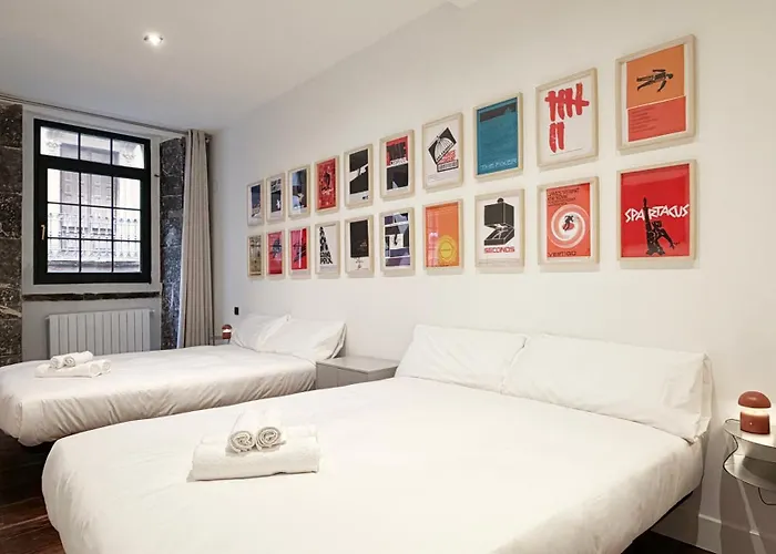 Amplitud, Diseno E Historia En El Casco Viejo Апартаменты Бильбао